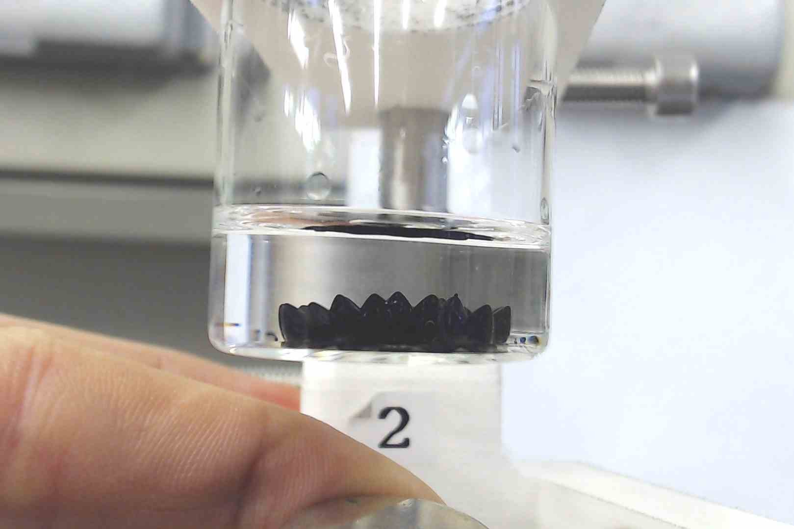 Ferrofluid (Rosensweig-Effekt)